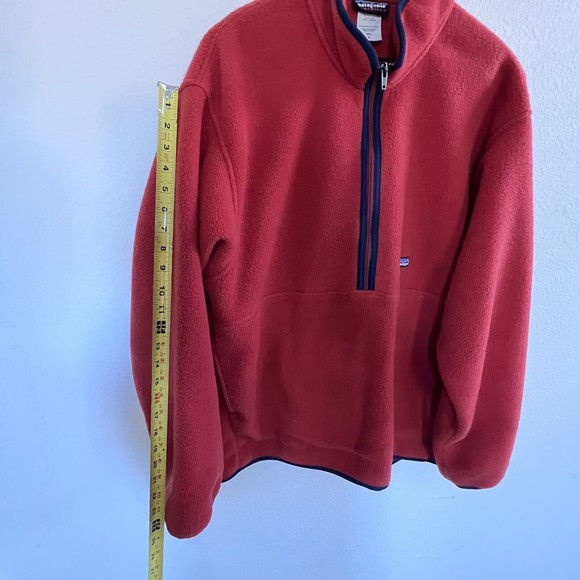 Vintage Patagonia Synchilla Fleece Half Zip Pullover Mens XL Orange - Picture 5 of 6